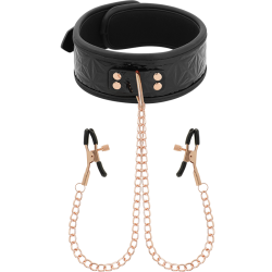 Collar con Pinzas para Pezones: Un juego bondage irresistible