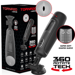 Jamyjob Tornado: Automasturbador Rotatorio con Sonido y Ventosa