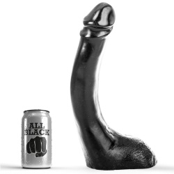 Mega Dildo Negro de 29 cm