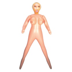 Muñeca Hinchable Tetona con 3 Orificios de Placer
