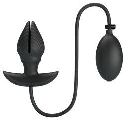 Plug Anal Inflable Expansivo con Vibración