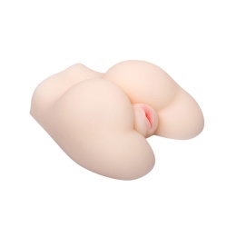 Mini Réplica de Vagina y Ano con Vibración Multivelocidad