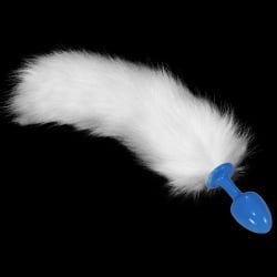 Plug Anal Azul con Cola