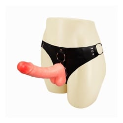 Arnés con Dildo con Testículos