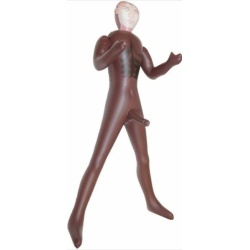 Muñeco hinchable Tyler Knight inflado y de pie