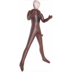 Muñeco hinchable Tyler Knight inflado y de pie