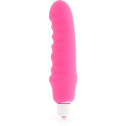 vibrador rosa de silicona