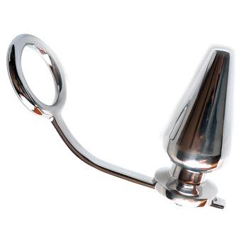 Anillos pene con plug anal