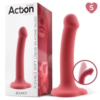Dildo Flexible de Silicona Líquida 16.5cm