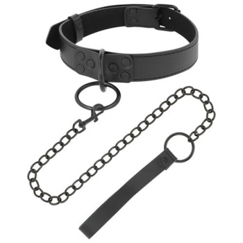 Collar BDSM con correa