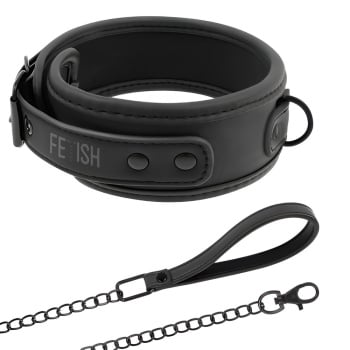 Collar Bondage Cuero Vegano