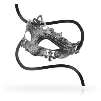 Antifaces Venecianos Unisex Plateado imagen 1