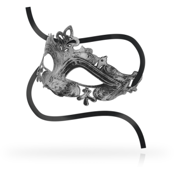 Antifaces Venecianos Unisex Plateado imagen 1