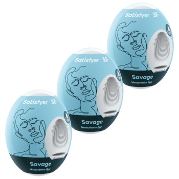 Satisfyer 3 Huevos Masturbadores - Savage