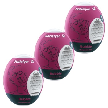 Satisfyer 3 Huevos Masturbadores - Bubble