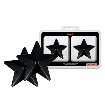 Cubre Pezones - Estrellas Negras imagen 1