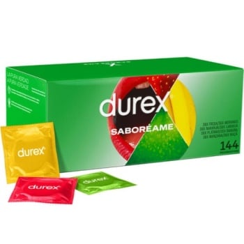 PLEASURE FRUITS preservativos de sabores 144 uds