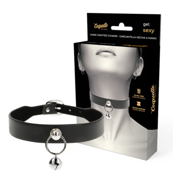 Collar Cuero Vegano Accesorio Woman Cascabel imagen 1