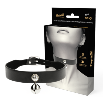 Collar Cuero Vegano Accesorio Woman Cascabel imagen 1