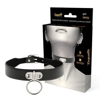Collar Cuero Vegano Accesorio Woman Fetish imagen 1