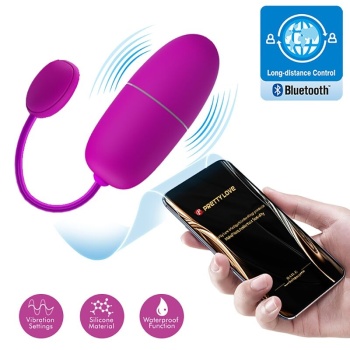Nymph Huevo Vibrador Controlado Por App Violeta