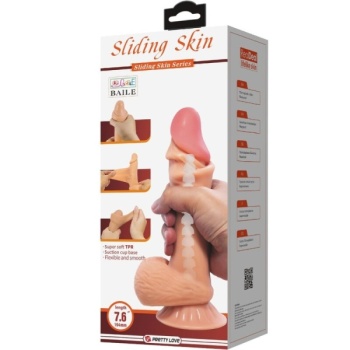 Dildo Realistico Efecto Piel 19cm