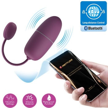 Nymph Huevo Vibrador Controlado Por App Lila