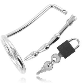 METALHARD Anillas de castidad con Stop Uretra