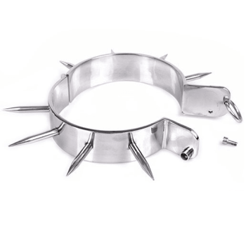 Collar de sumisión con puntas BDSM