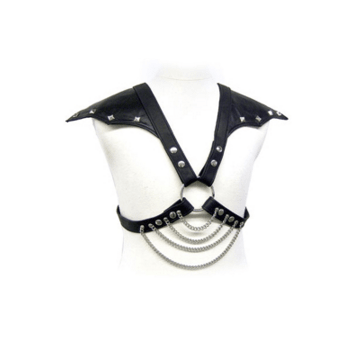 Arnés BDSM Cadenas Metálicas y hombrera