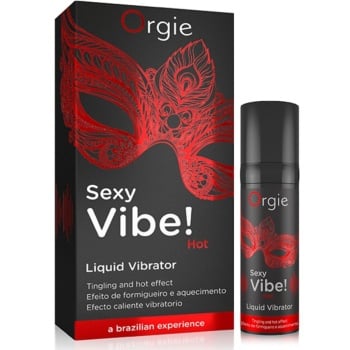 Vibrador liquido con efecto calor Orgie 15 ml
