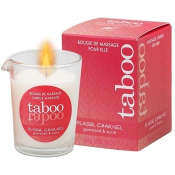 taboo vela de masaje para ella plaisir charnel aroma flor de cacao imagen 1