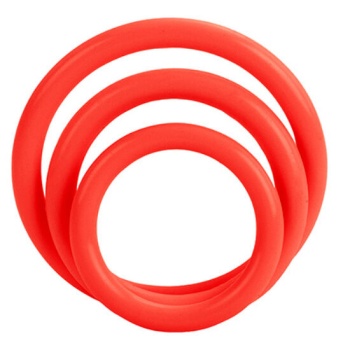 Set tres anillas rojas erección