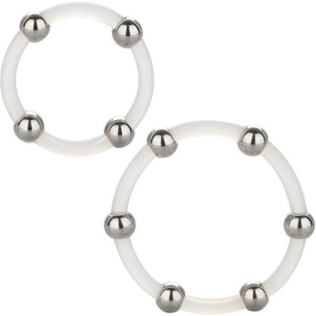 Kit 2 Anillos de Silicona y Acero