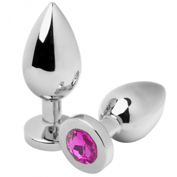 Plug Anal con Joya Rosa 3.3 X 7.62CM