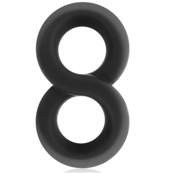 Anillo Flexible Pene y Testículos PR12 NEGRO