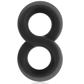 Anillo Flexible Pene y Testículos PR12 NEGRO