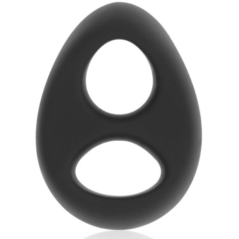 Anillo Flexible Pene y Testículos PR13 NEGRO