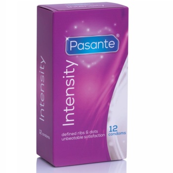 Pasante Intensity Preservativos Puntos y Estrias