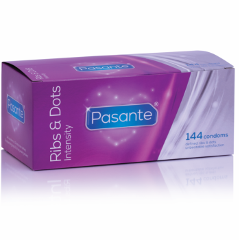 Preservativos  Puntos Y Estrías Intensity 144 Unidades