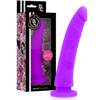 Dildo LILA SILICONA MEDICA 17 X 3CM