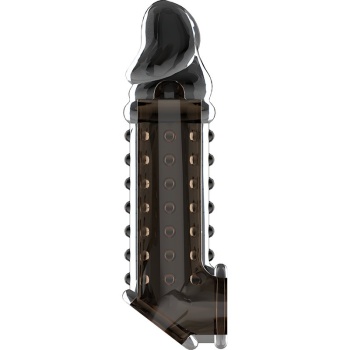 Funda de pene textura V11 NEGRO