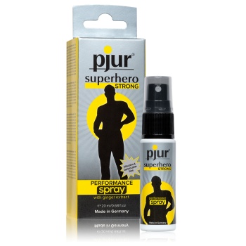 Pjur Superhero Strong – Retardante para hombres con extracto de jengibre
