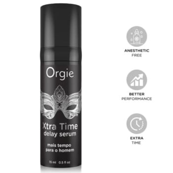 Orgie Xtra Time Suero Retardante para Hombre 15 ml