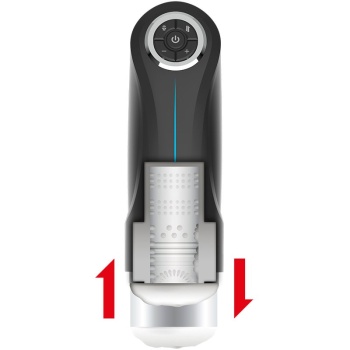 Jamyjob Milker Stroker: Automasturbador Up Down con Sonido y Ventosa