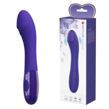 Dildo Vibrador Violeta Recargable