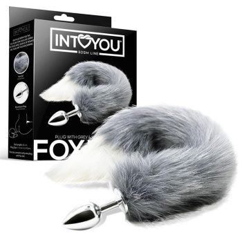 plug-anal-con-cola-gris-y-blanco-talla-s