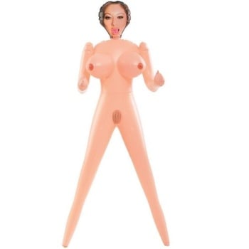Muñeca hinchable Hannah Harper vista completa frontal