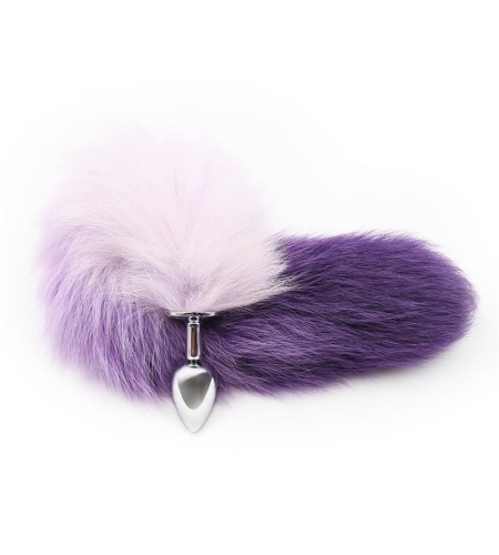 48932 plug-anal-con-cola-purpura-y-blanco-talla-s