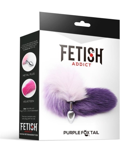 50135 plug-anal-con-cola-purpura-y-blanco-talla-s